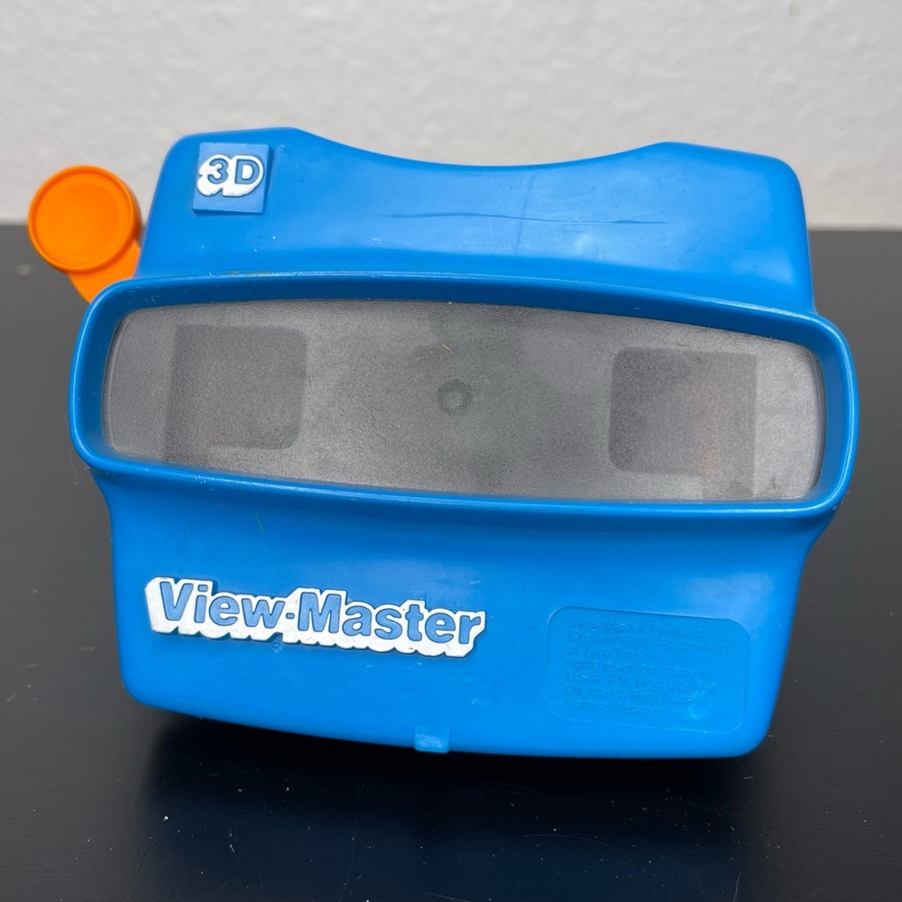 Vintage Tyco Toys Blue and Orange‎ Viewmaster Reel Viewer Toy